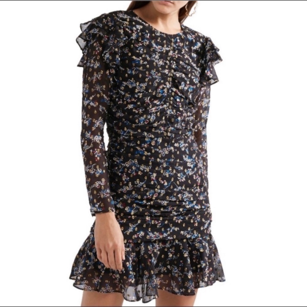 VERONICA BEARD Parc Jewel Floral Dress Size 6